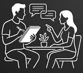 Referencia visual de la consulta inicial