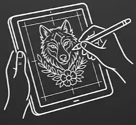 Referencia visual del armado del diseño