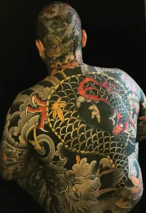 Tatuaje japonés realizado por Fat Mark Tattoo
