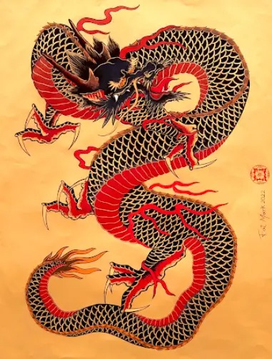 Detalle japonés realizado en estudio